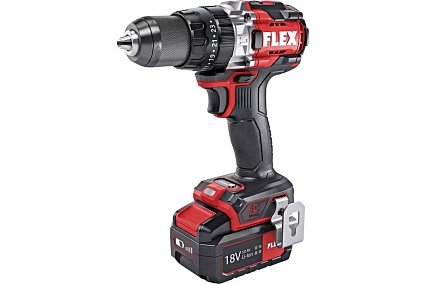Двухскоростная аккумуляторная ударная дрель Flex PD 2G 18.0-EC-HD/5.0 Set 515701
