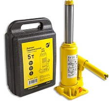 Гидравлический домкрат A2DM 5т, перепускной клапан морозостойкое масло -40, 195-380мм, кейс 102013