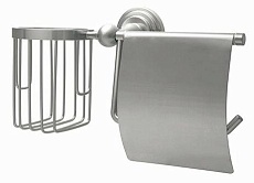 Держатель туалетной бумаги WasserKRAFT Ammer K-7059 с держателем освежителя, матовый хром