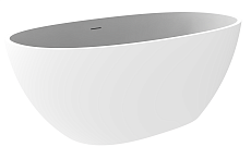 Ванна из искусственного камня Timo Lempi LEMPI1570 150x78 см белый матовый