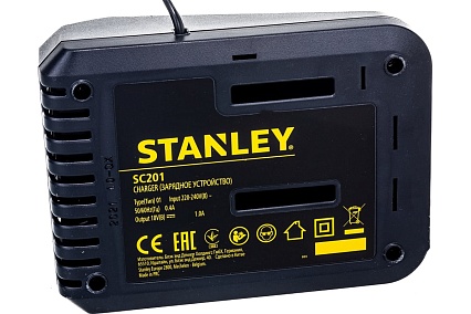 Зарядное устройство 18 В, 75 мин, 1A Stanley SC201