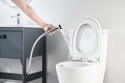 Смеситель для раковины Aquatek Лугано AQ1712CR с гигиен.душем,  хром Смеситель для раковины Aquatek Лугано AQ1712CR с гигиен.душем,  хром
