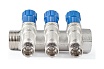Коллектор с регулировочными вентилями PROFACTOR в/н 1" х 3 вых 1/2"нар PF MV 269.3