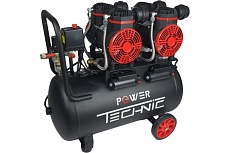 Поршневой малошумный безмасляный компрессор Power Technic с фильтром влагоотделителем ACL480/050