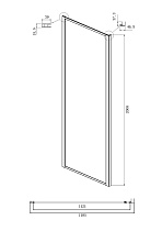 Душевой уголок Ambassador Forsa 120x120 17021118AX-120AX прозрачный, хром