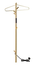 Полотенцесушитель электрический Bemeta 704153011 30W 103x1180 стойка, золото