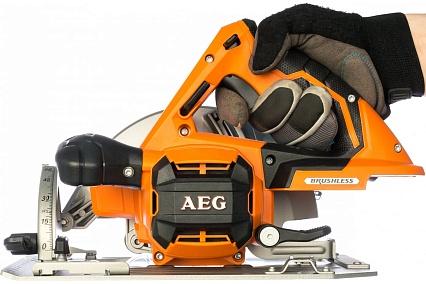 Аккумуляторная бесщеточная дисковая пила AEG BKS 18 BL-0 4935451537