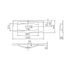 Раковина Акватон Милан М 120 см