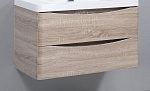 Тумба под раковину BelBagno Ancona-N 80 см, подвесная Rovere Bianco