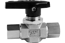 Шаровой кран Hy-Lok 102 серии, проходной, NPT 1/4&quot; внутр. - NPT 1/4&quot; внутр HB2-F-4N