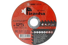 Диск отрезной по металлу и нержавеющей стали PIRANHA XP 125x1.0x22.23 мм (T41 Z60T BF) SAMGRUPP SAMC-019312510
