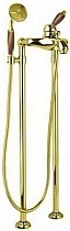 Напольный смеситель Cezares Elite ELITE-VDPM-03/24-Nc золото, орех
