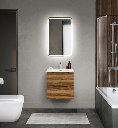 Мебель для ванной BelBagno Marino-Cer-Mini 50 см Rovere Rustico