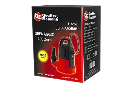 Дренажный насос Quattro Elementi Drenaggio 400 Zero 241-802