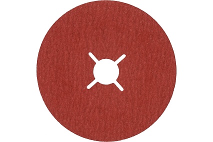 Керамический фибровый диск со шлицами XF885 (1 шт, 125х22 мм, P80) VSM 004969