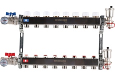 Коллектор из нержавеющей стали Rommer в сборе, без расходомеров, 8 выходов Rms-3210-000008 RG0091LAMJ4VSQ