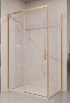 Душевой уголок Vincea Стелла (Stella) VSR-1ST8015CLG 150x80 брашированное золото, стекло прозрачное