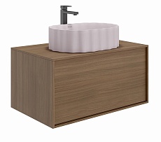 Мебель для ванной Kerama Marazzi Atollo 80 см со столешницей, деревянный