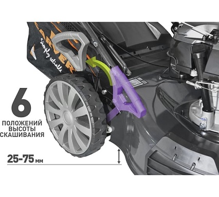 Бензиновая газонокосилка Carver LMG-4256DMS 01.024.00023
