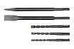 Перфоратор Yato SDS+ 1100 Вт, сверла и долото в наборе, пластиковый кейс YT-82118