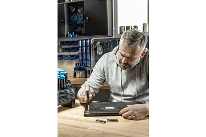 Набор отверток и бит Hoegert Technik 114 пр, сталь S2 HT1S099