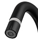 Смеситель для раковины Wonzon&Woghand WW-FE01L212-MB выдвижной излив, черный матовый
