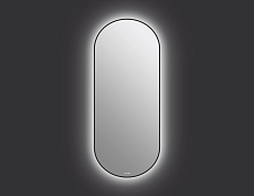 Зеркало Cersanit Eclipse Smart 50x122 см с подсветкой, черный A64151
