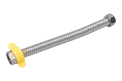 Гибкая сильфонная подводка Kopfgescheit из нержавеющей стали 1/2", 20 см KR-A304.30