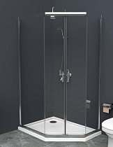 Душевой уголок BelBagno UNO-195-PH-2-100/80-C-Cr 100x80 прозрачный