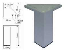 Ножки для мебели Cersanit универсальные 64280