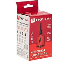Коронка алмазная Expert DCH-68 Laser (68 мм; M16; SDS-Plus) EKF dch-68-m16