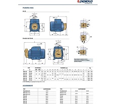 Насос Pedrollo PVm 60 - NBR 41PNV60A1