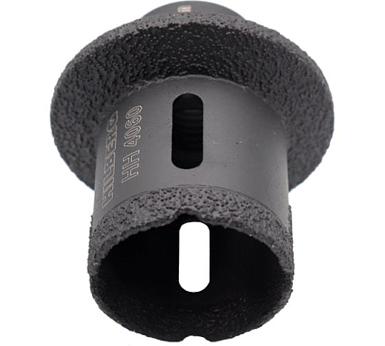 Коронка-фреза алмазная по плитке Hilberg 40-60 мм Super Hard М14 HH4060