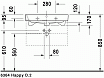 Раковина Duravit Happy D.2 2318650000 65 см
