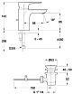 Смеситель для раковины Jacob Delafon Aleo E72275-4-CP