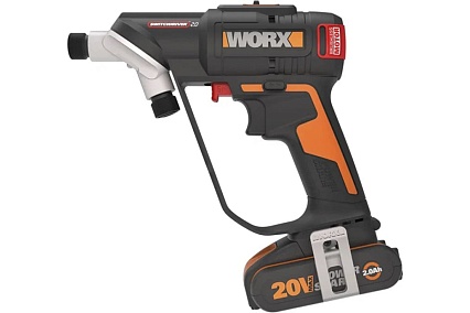 Аккумуляторная бесщёточная дрель-шуруповерт Worx Switchdriver 2.0 , 50Нм, 20В, 2Ач x1, кейс WX177