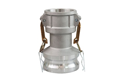 Алюминиевый камлок TITAN LOCK тип DА, переходник розетка 6" х ниппель 4" TL6040DAAL