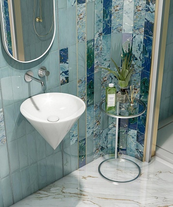 Раковина Kerama Marazzi Cono 44 см CO.wb.44, подвесная