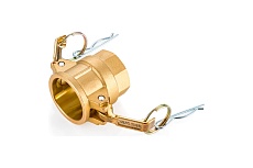 Камлок TITAN LOCK латунный TITAN LOCK тип D розетка, внутренняя резьба BSP 2 1/2&quot; TL250DBR