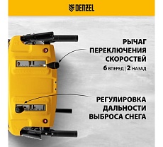 Бензиновая снегоуборочная машина Denzel SBM 610S PRO 97654