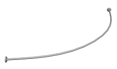 Карниз для ванны Relisan Mira 140x140 см хром Гл000001699