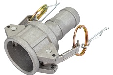 Алюминиевый камлок TITAN LOCK типа С серия EcoLine, розетка с хвостовиком 1&quot; TL100CAL-EL