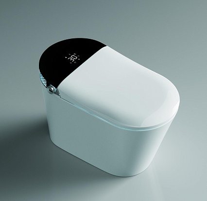 Электронный приставной унитаз Timo TЕ-741B с функцией биде