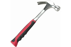 Кованый молоток-гвоздодер BEOROL 600 г, двухкомпонентная рукоятка 245274