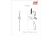 Зажим с опрокидывающимся прихватом HS CLAMP HS-80325