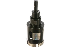 Коронка алмазная по керамограниту, серебряная пайка (45 мм) TRIO-DIAMOND GCB764