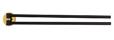 Полотенцедержатель Wonzon&Woghand Majestic WW-9231 черный/золото