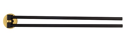 Полотенцедержатель Wonzon&Woghand Majestic WW-9231 черный/золото
