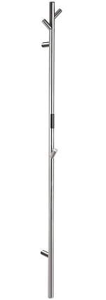 Полотенцесушитель электрический Bemeta 704151001 46W 124x1720 стойка, полированная сталь