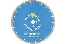 Диск алмазный сегментный по бетону (300х25.4 мм) Diamond Industrial DIDC300